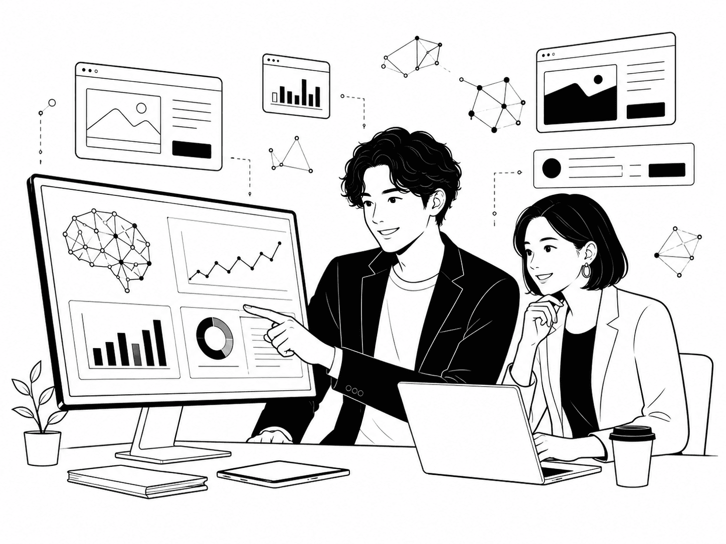 AIを活用したビジネスシーン